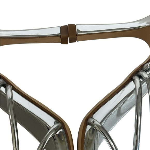 MARC FISHER LTD DAVIA SILVER SANDAL SZ 7.5 - Picture 5 of 16